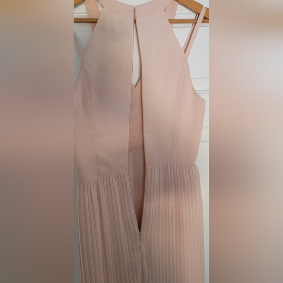 Womens French Connection Chiffon Dress Size 8, long flowy  pastel/bold print,New - Picture 9 of 16